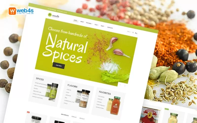  Thiết kế Website bán Gia vị 